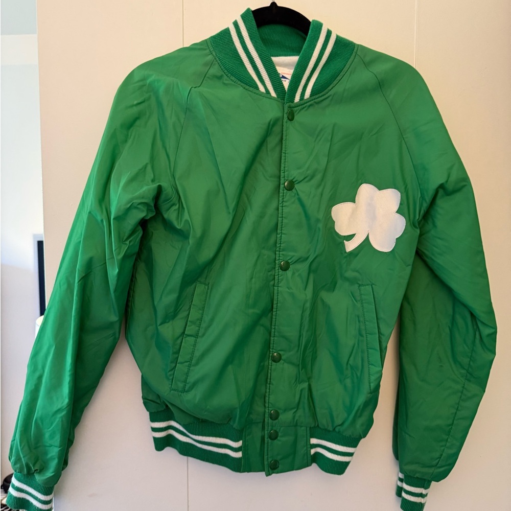 Vintage Celtics Bomber Jacket